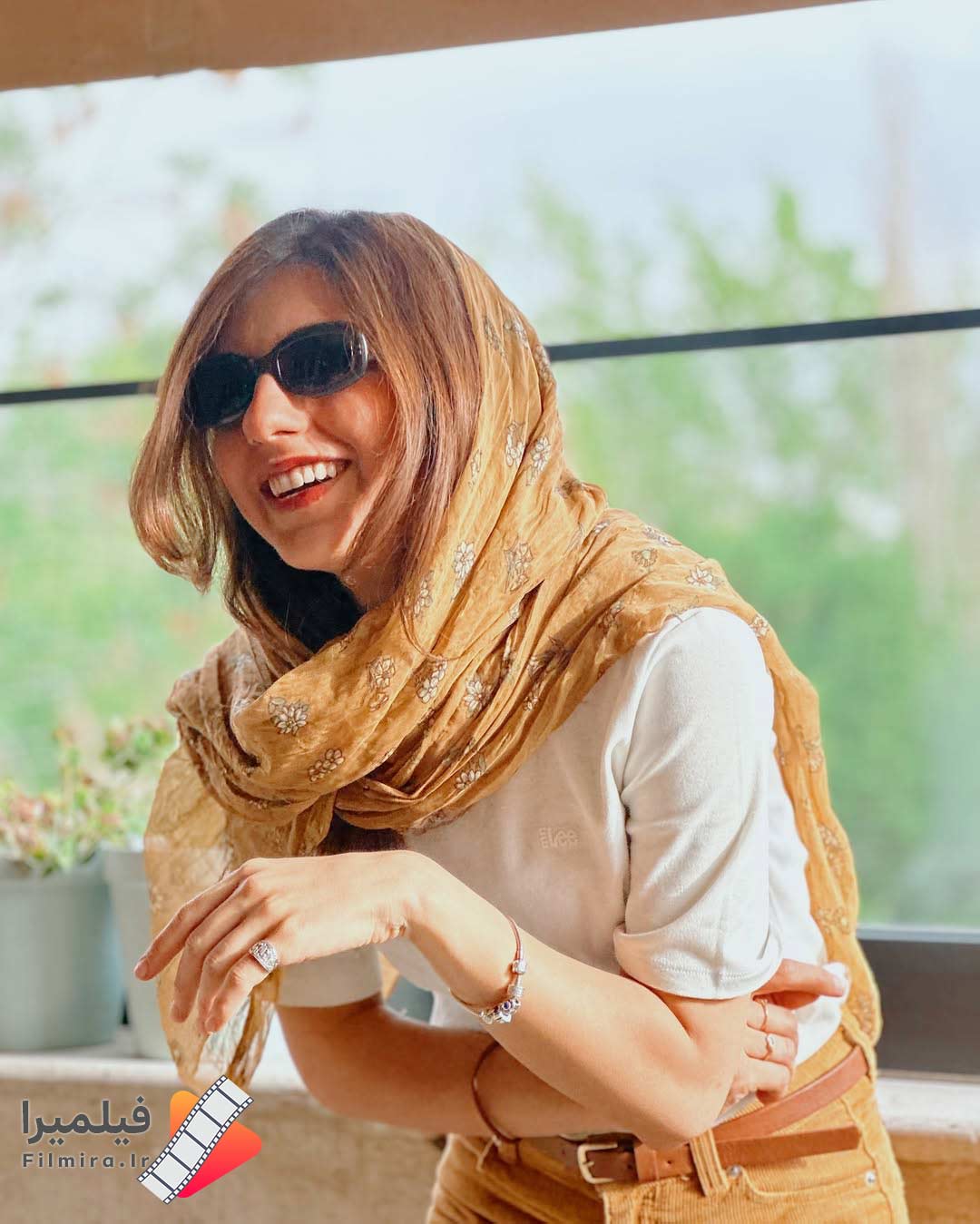 بنفشه ریاضی با تیپ جدید و تابستانی