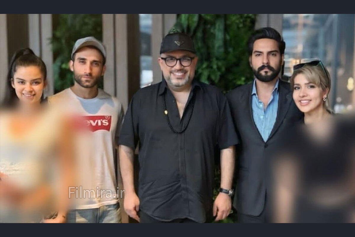 عکس پرحاشیه رضا رشیدپور مجری صدا و سیما در برنامه عشق ابدی