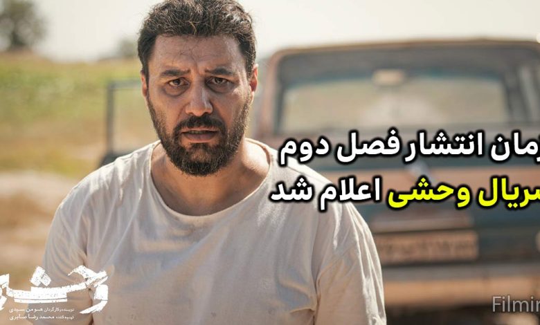 زمان انتشار فصل دوم سریال وحشی هومن سیدی اعلام شد