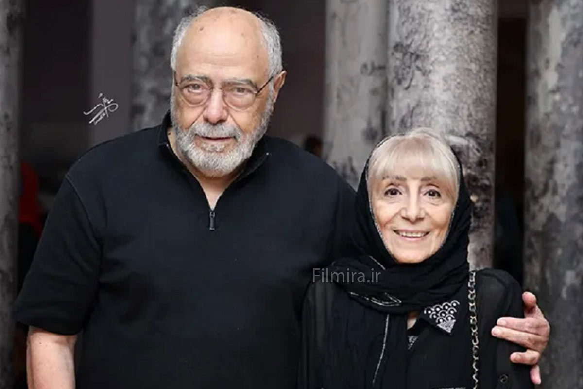 اکبر زنجانپور و همسرش